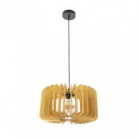 Distribuidor - Lâmpadas Diversas | Colgantes Rustica | COLGANTE EBANO 1XE27 MADERA NATURAL REGX40X40 CM Ref: 156494015